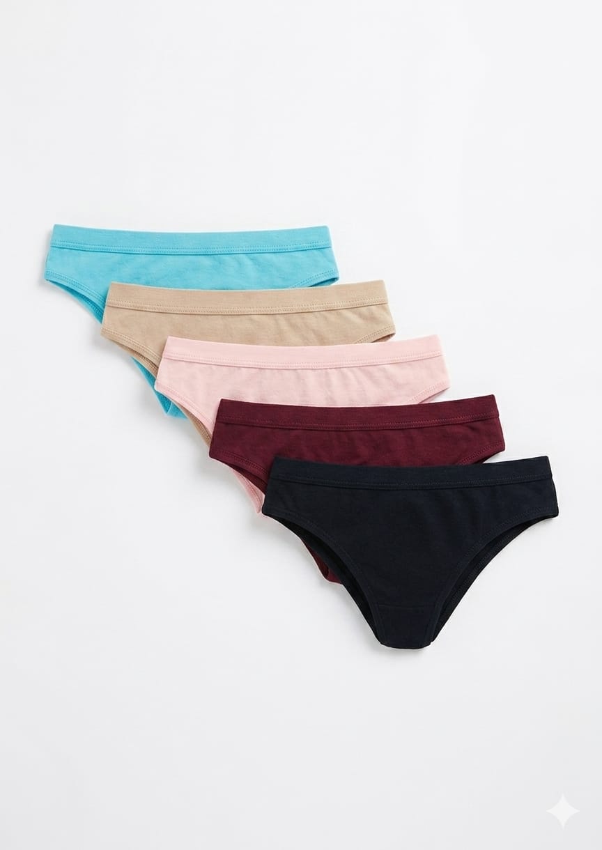 Jockey® 5PK Tonal Cotton Bikini - Image 2