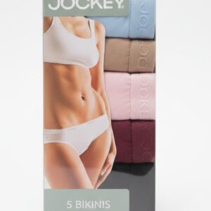 Jockey® 5PK Tonal Cotton Bikini