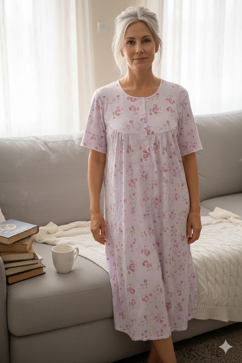Summer Blossom Long Nighty