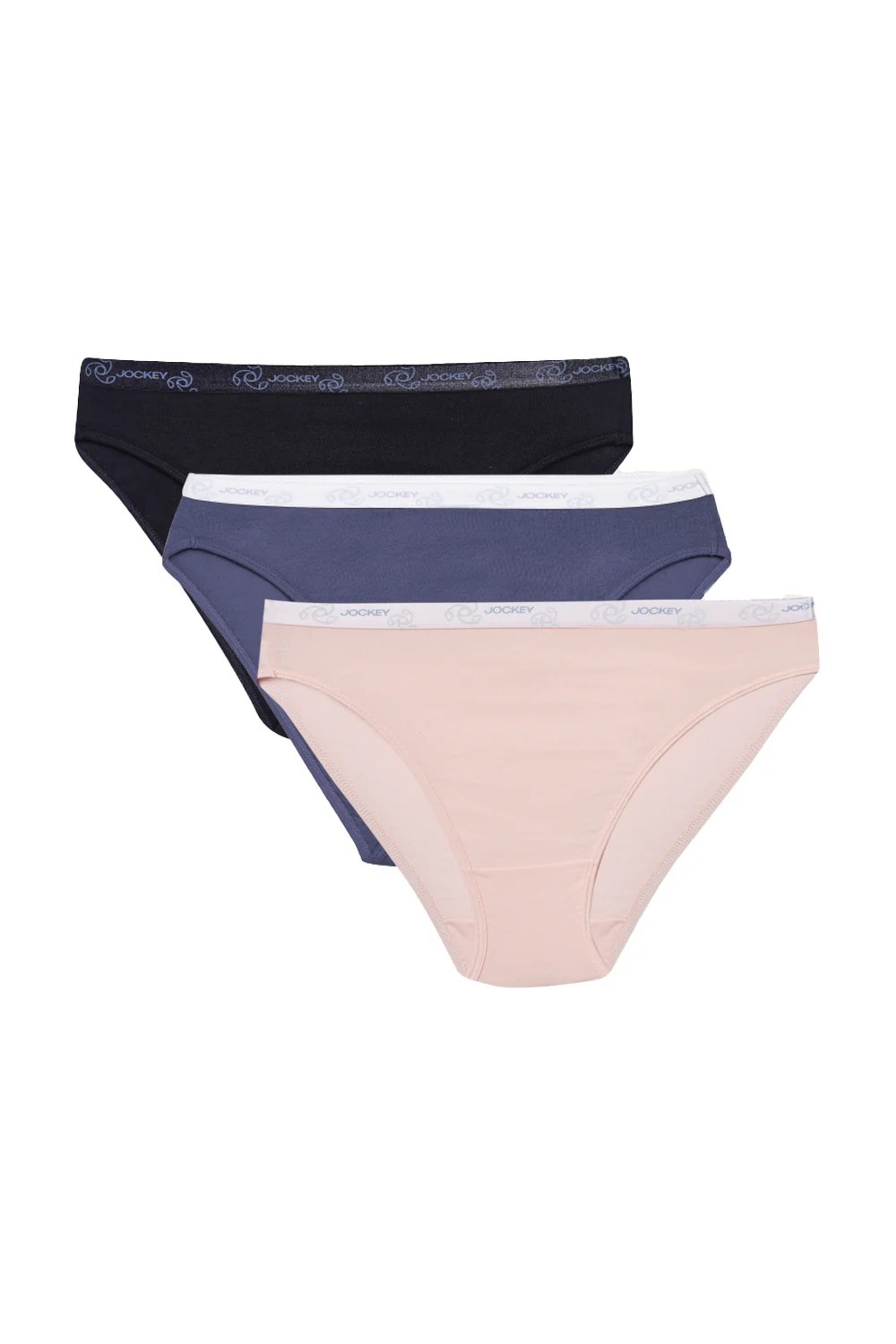Jockey® 3PK Tonal Cotton French Cut - Queen Size
